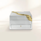 Luxury Lapiaz Watch Box with Polished Stainless Steel & Premium Watch Storage Design