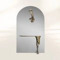 Lumiere Consoles Victorian Cast Brass Mirror Entryways Cabinet Table
