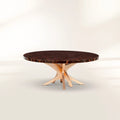 Patch Marquetry Round Dining Table