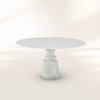 Pietra Round Classic Estremoz Marble Dining Table