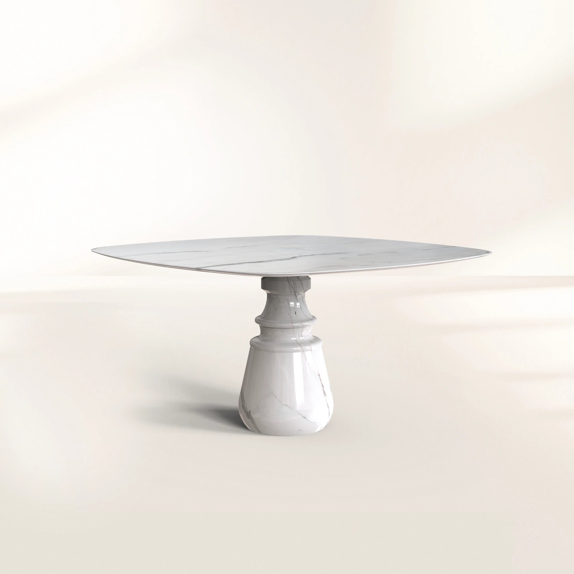 Pietra Square Marble Dining Table