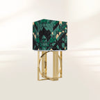 Luxury Geometric Bar Cabinet with Pixel-Inspired Design & Hidden Storage