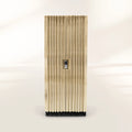 Luxury Symphony Watch Winder Safe with Gold-Plated Brass Pipes & High-Security Storage System
