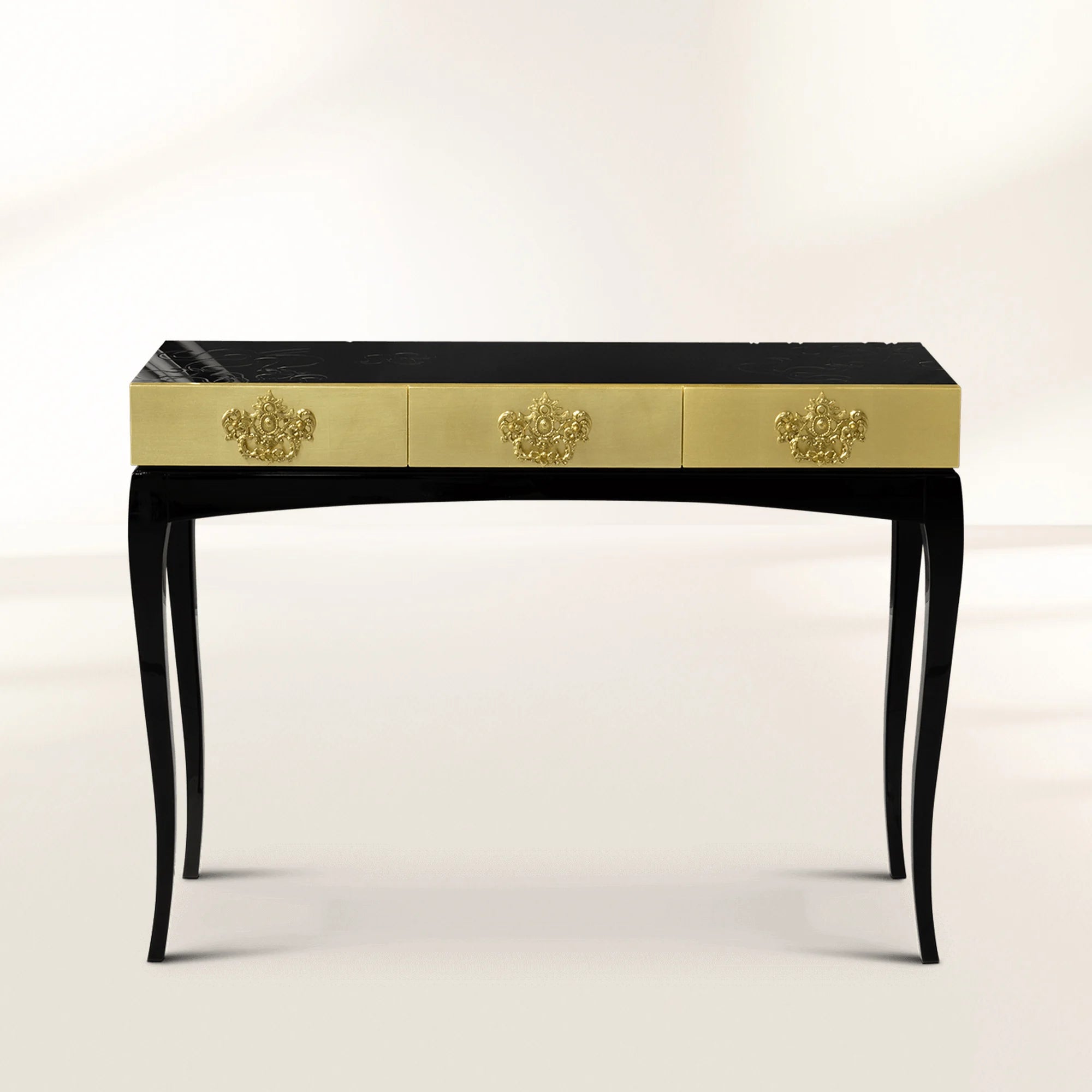 Trinity Consoles Luxury Carved Entryways Cabinet Table