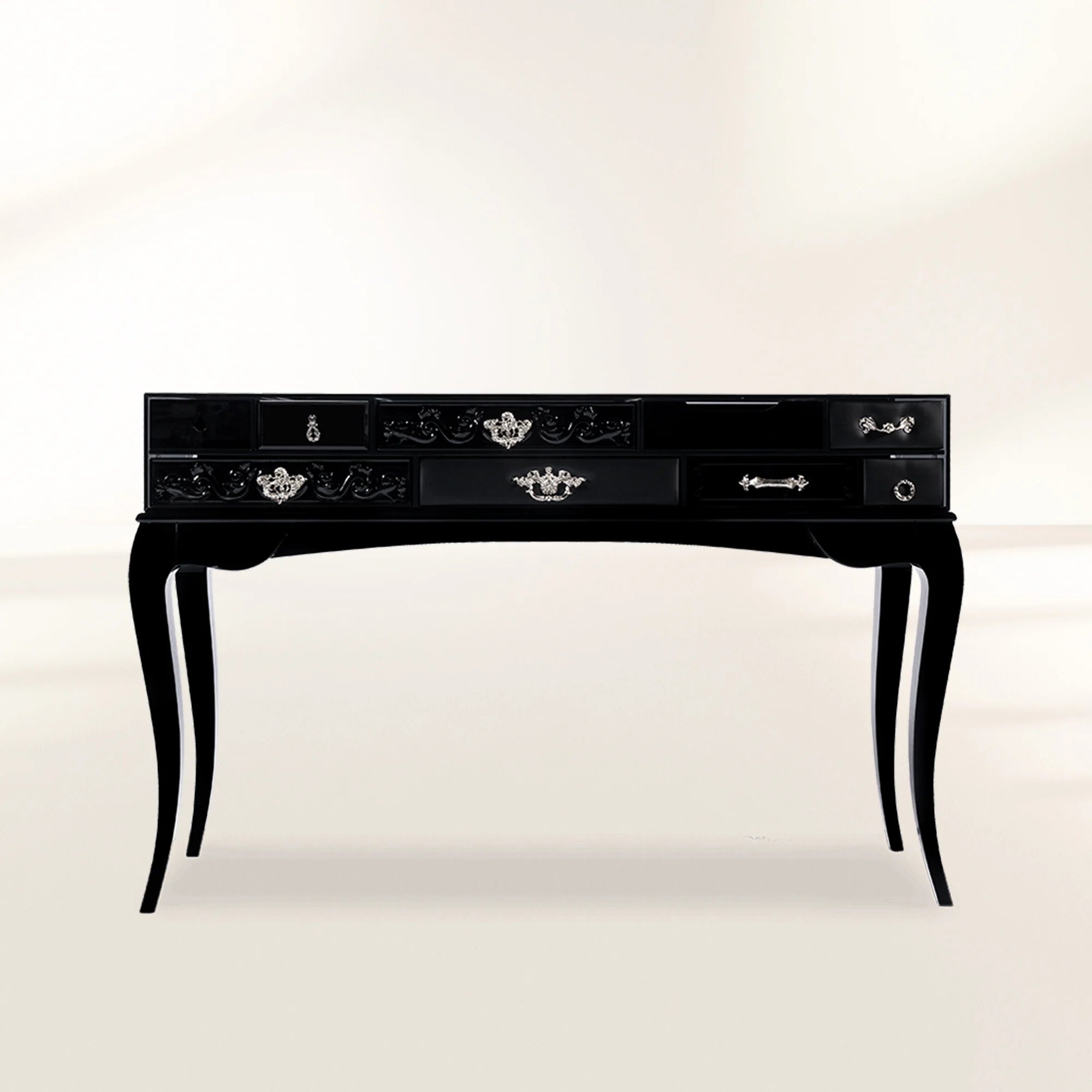 York Consoles with Classic High Gloss Entryways Cabinet Table