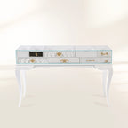 York Consoles with Classic High Gloss Entryways Cabinet Table