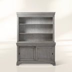 Giada Bell'Arte Tulip Wood Bookcase Vintage Tall Display Cabinet Antique Dining Sideboard