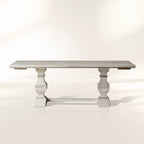 Cerea Amalfi Bell'Arte Rectangular Dining Table Tulipwood Dual Extensions Dining Table