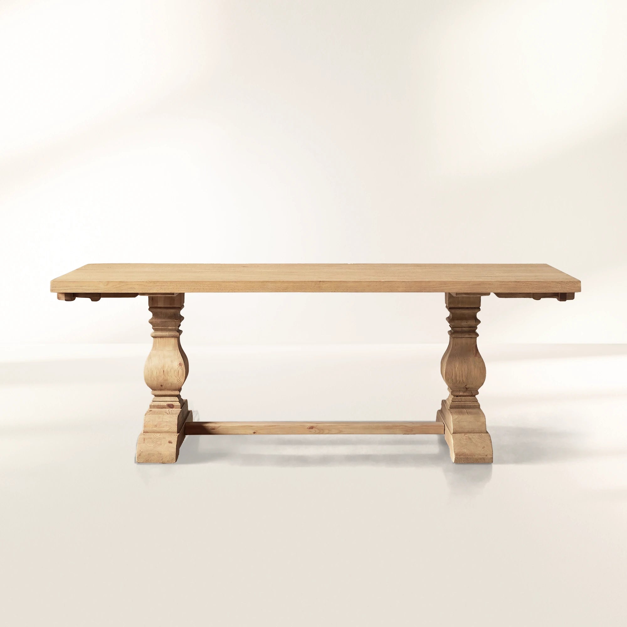 Kensington Expandable Solid Wood Dining Table with Dual Extensions Panel