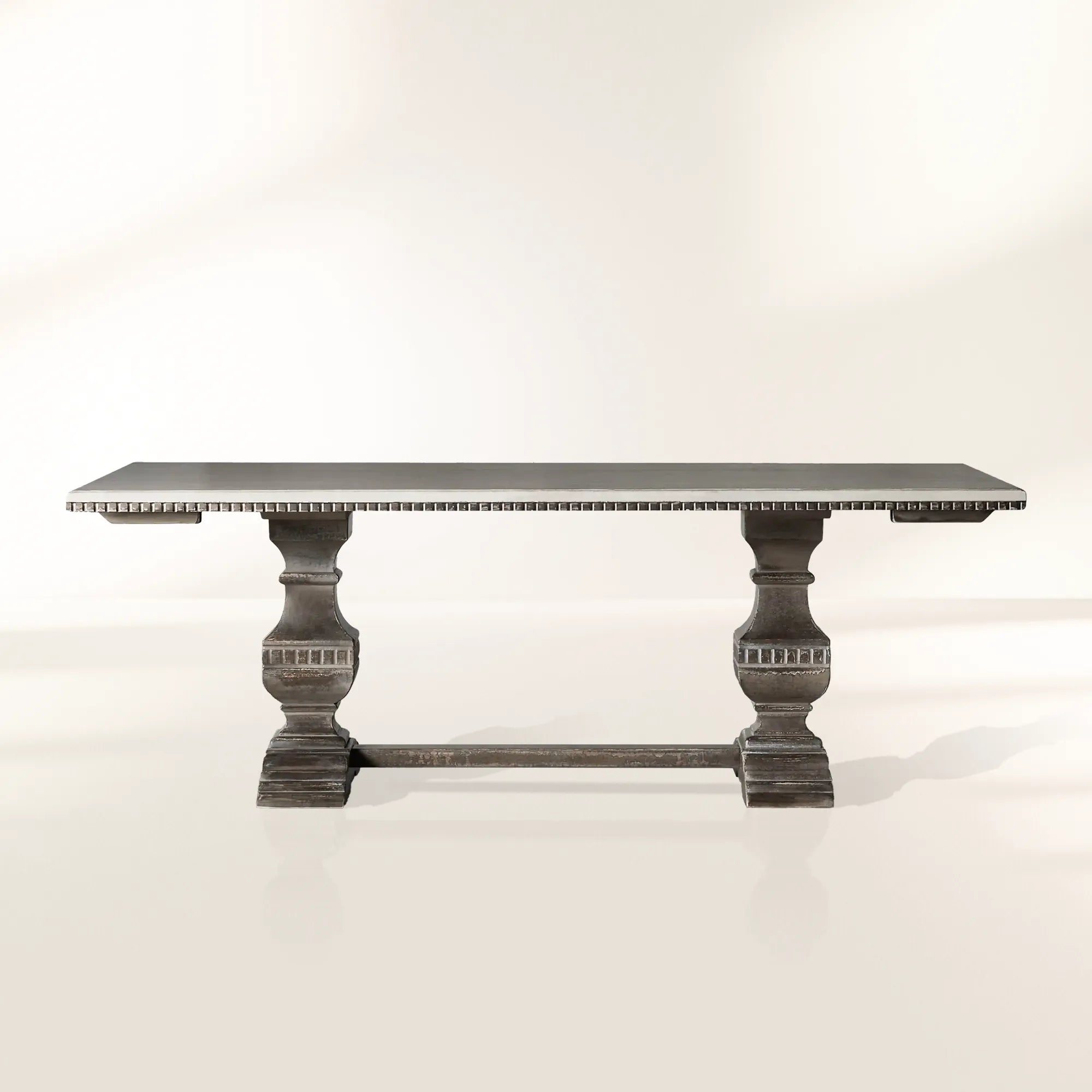Cerea Amalfi Bell'Arte Rectangular Dining Table Tulipwood Dual Extensions Dining Table