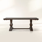 Kensington Expandable Solid Wood Dining Table with Dual Extensions Panel