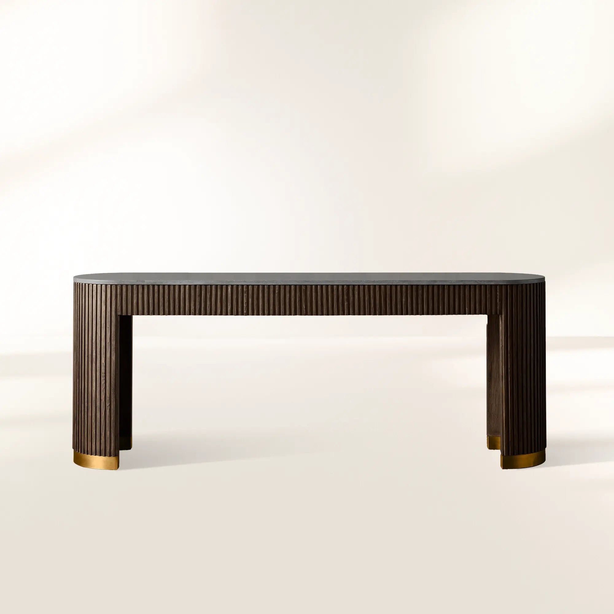 Finnley Marble Top Entryway Console Table Wood Hallway Entrance Table Unique Style