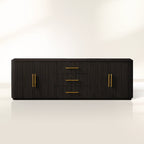 Finnley Wood Buffet Sideboard 3 Drawers TV Cabinets Countertop Entrance Cabinets