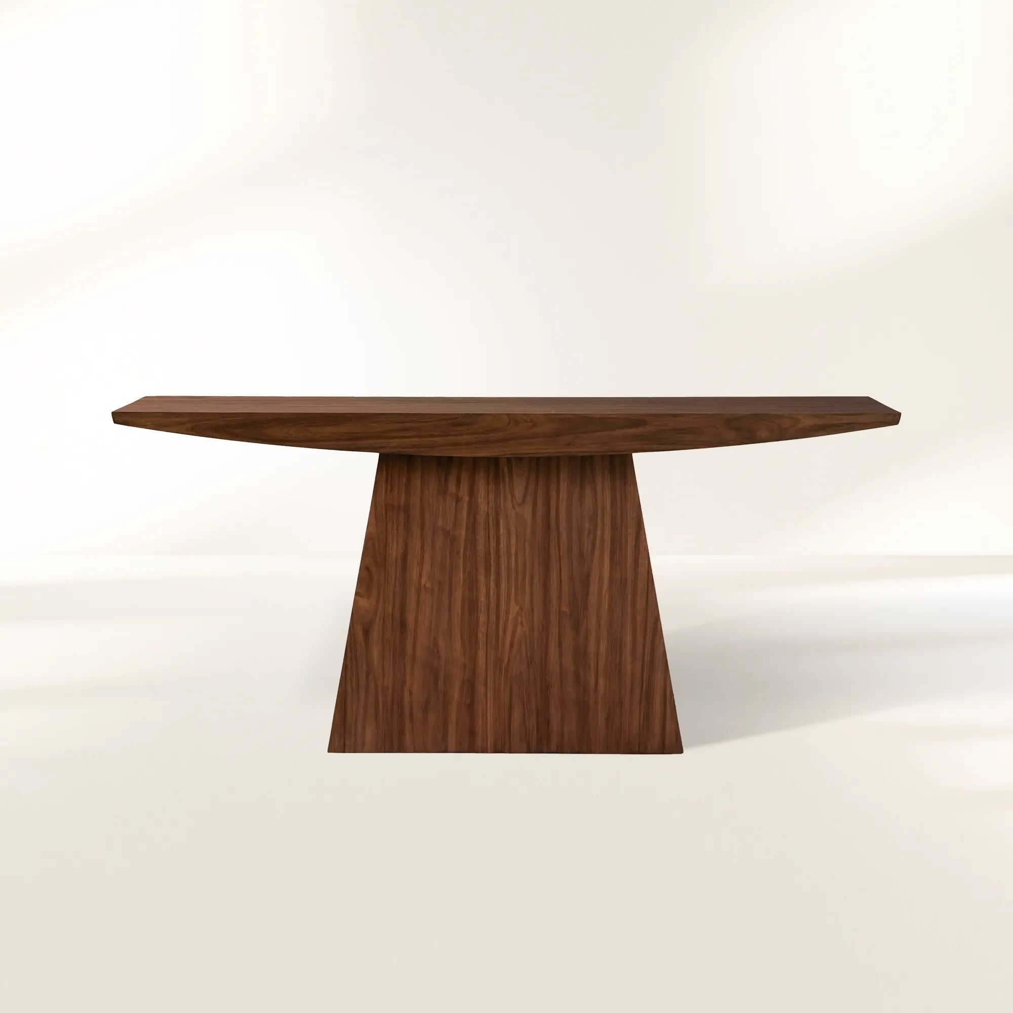 Ilaria Walnut Wood Entryway Console Table Elegant Classic Style Hallway Entrance Table