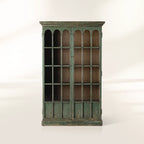 Merritt Solid Pine Tall Display Cabinet with Living Rooms Dining Areas Entryways