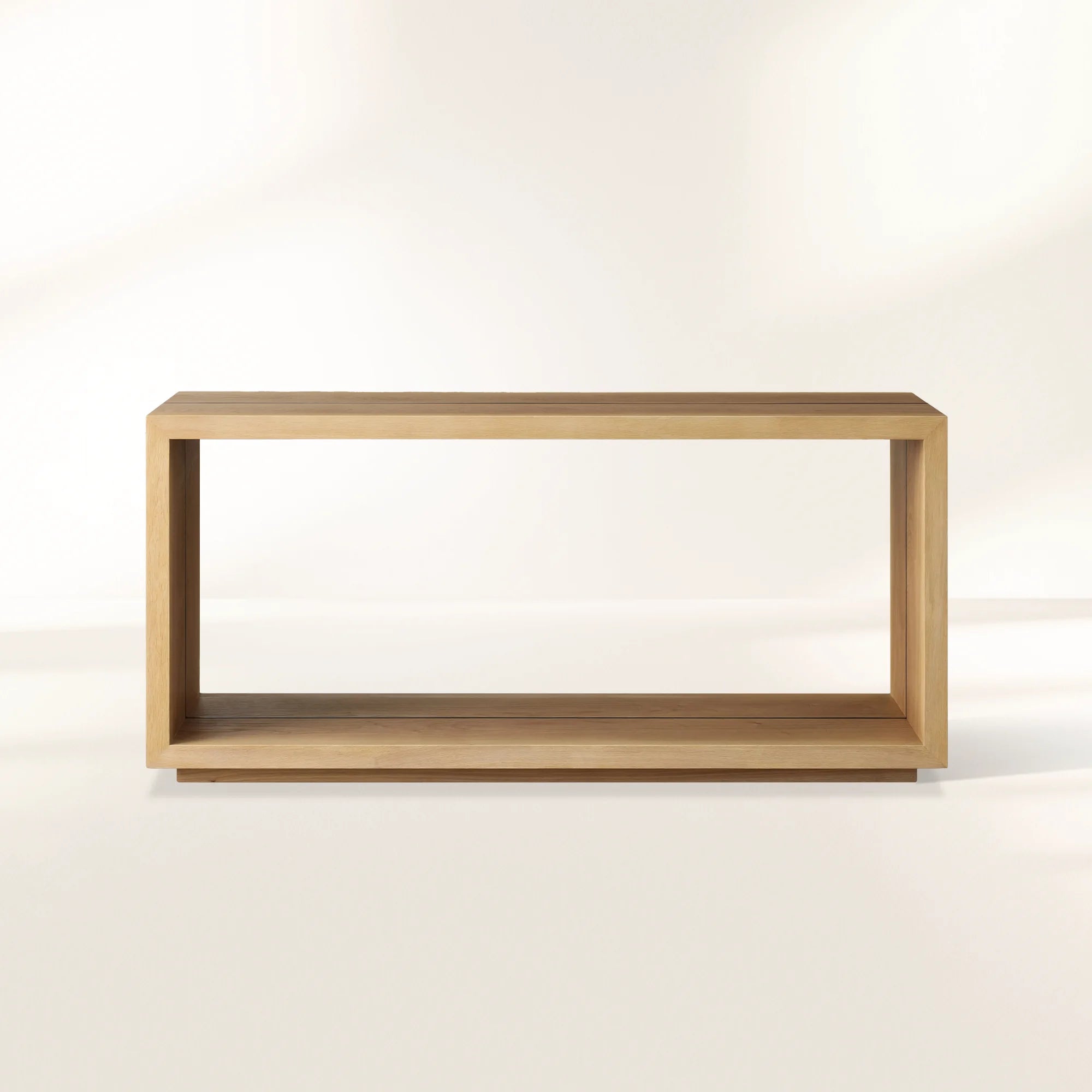 Mihaela Wood Entryway Console Table Oak Hallway Entrance Table in Vin Alb Elegant Style