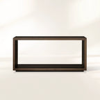 Mihaela Solid Wood Entrance Console Table Hand-Finished Hallway Entryway Table Minimalist Style