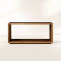 Mihaela Solid Wood Entrance Console Table Hand-Finished Hallway Entryway Table Minimalist Style