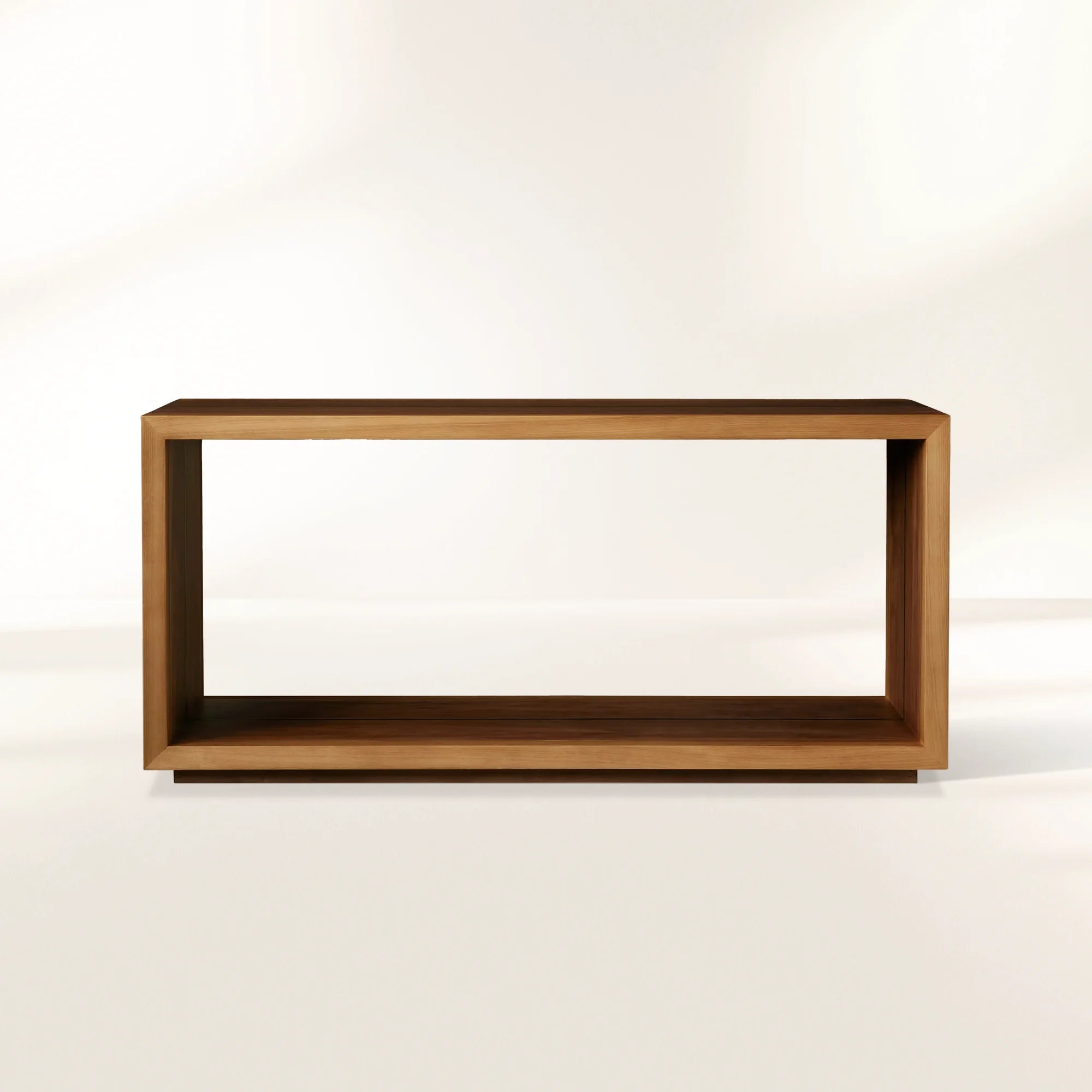 Mihaela Solid Wood Entrance Console Table Hand-Finished Hallway Entryway Table Minimalist Style