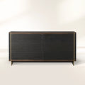 Mihaela Six-Drawer Dresser Handcrafted with Solid Oak Wood Chest of Drawers