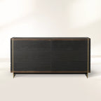 Mihaela Six-Drawer Dresser Handcrafted with Solid Oak Wood Chest of Drawers
