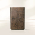 Polanco European ash burl Tall Cabinet Two Drawers Bookcase Living Dining Storage Side Cabinet
