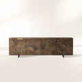 Polanco Ash Wood Buffet Sideboard Living Media TV Cabinet Mosaic-like Entryways Cabinet