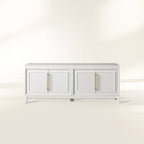 Rowan Modular Media Console Wood TV Stand Unit Modern Sideboard Living Entryways Storage Cabinet