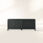 Rowan Modular Media Console Wood TV Stand Unit Modern Sideboard Living Entryways Storage Cabinet