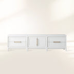 Rowan 4 Drawers TV Stand Unit Wood Entryways Storage Sideboard Cabinet Modular Media Console