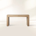 Sullivan Entryway Console Table Solid Oak Hallway Entrance Table Simple Modern Natural Style