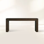 Sullivan Entryway Console Table Solid Oak Hallway Entrance Table Simple Modern Natural Style
