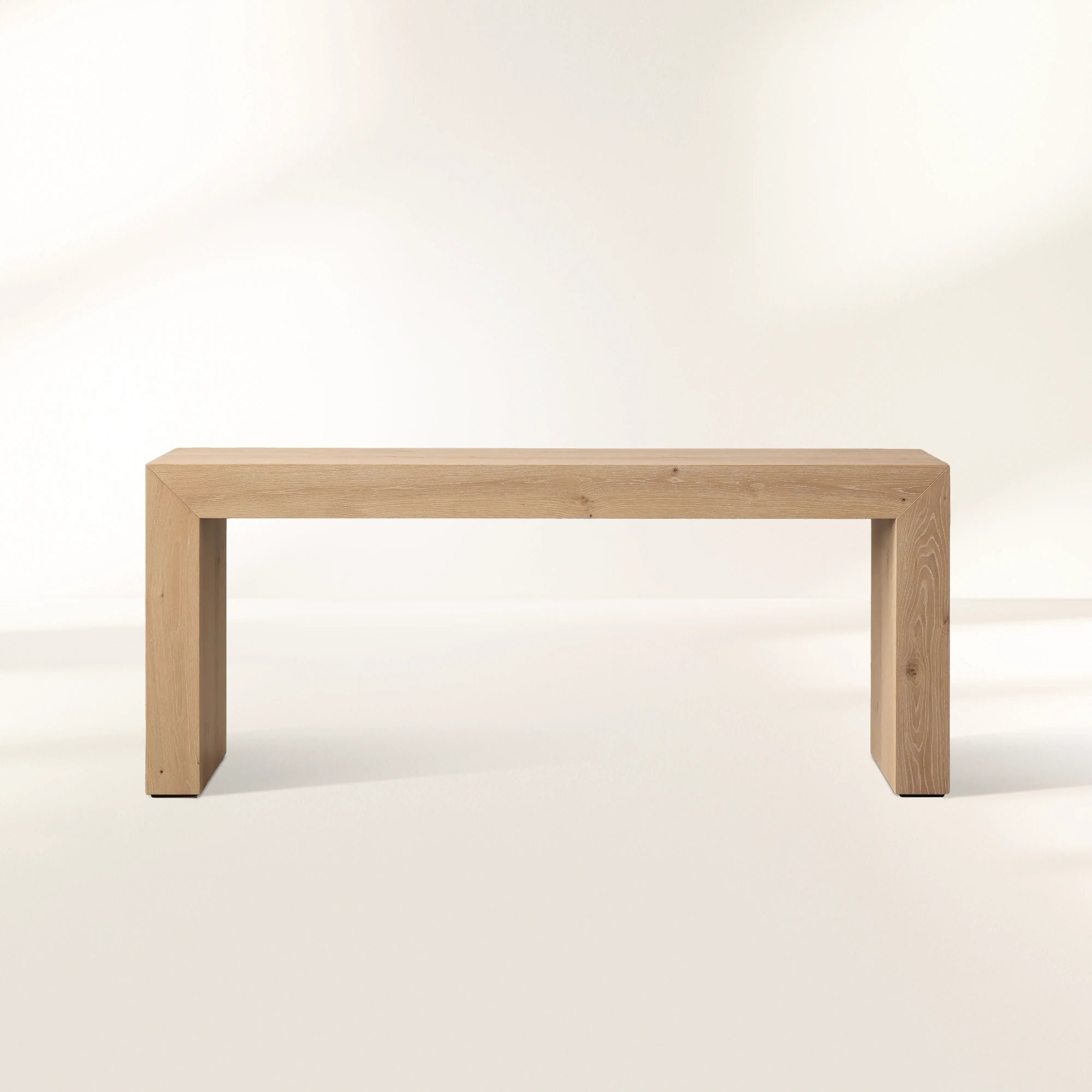 Sullivan Entryway Console Table Solid Oak Hallway Entrance Table Simple Modern Natural Style