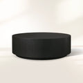 Sullivan Wood Round Coffee Table with Solid Oak Veneers Cocktail Table Living Room Center Tea Table Simplicity Style