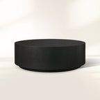 Sullivan Wood Round Coffee Table with Solid Oak Veneers Cocktail Table Living Room Center Tea Table Simplicity Style