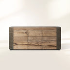 Meuble TV Telluride en chêne mexicain, console multimédia, buffet Result, meuble de rangement pour télévision en bois 