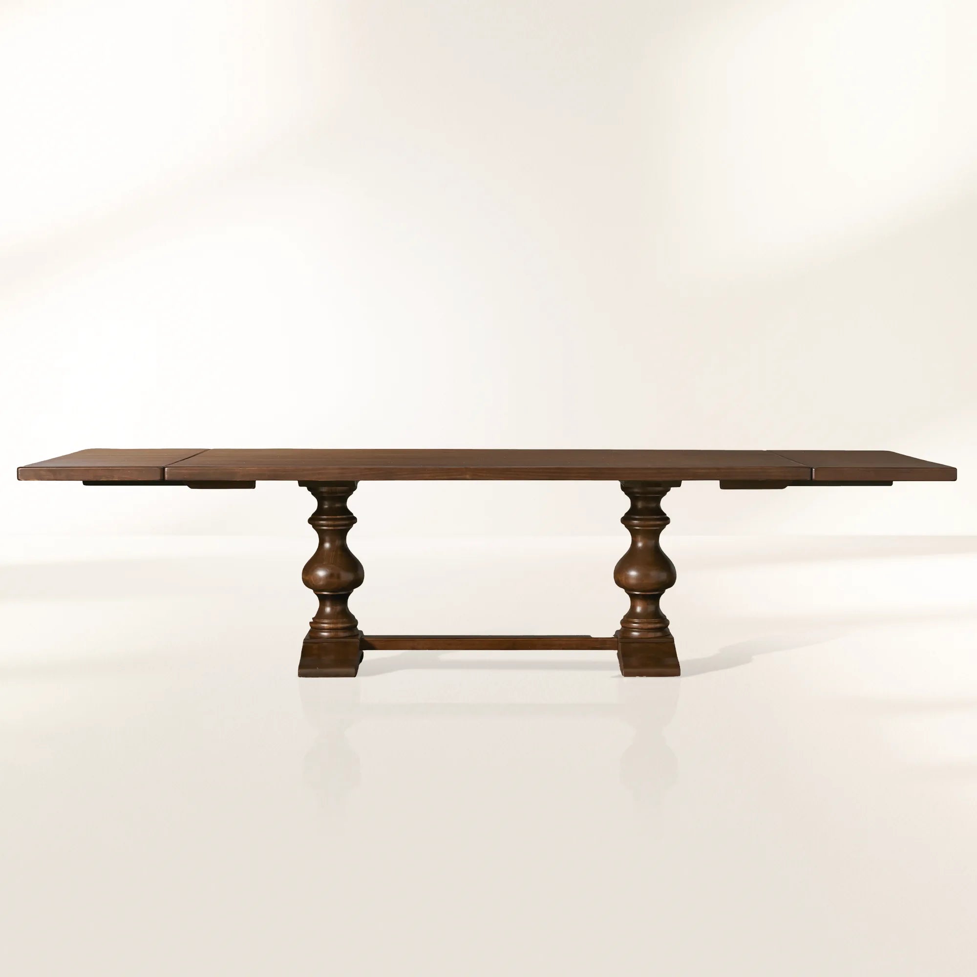 Tuscany Oval Extension Dining Table with Solid Poplar Wood