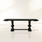 Tuscany Oval Extension Dining Table with Solid Poplar Wood