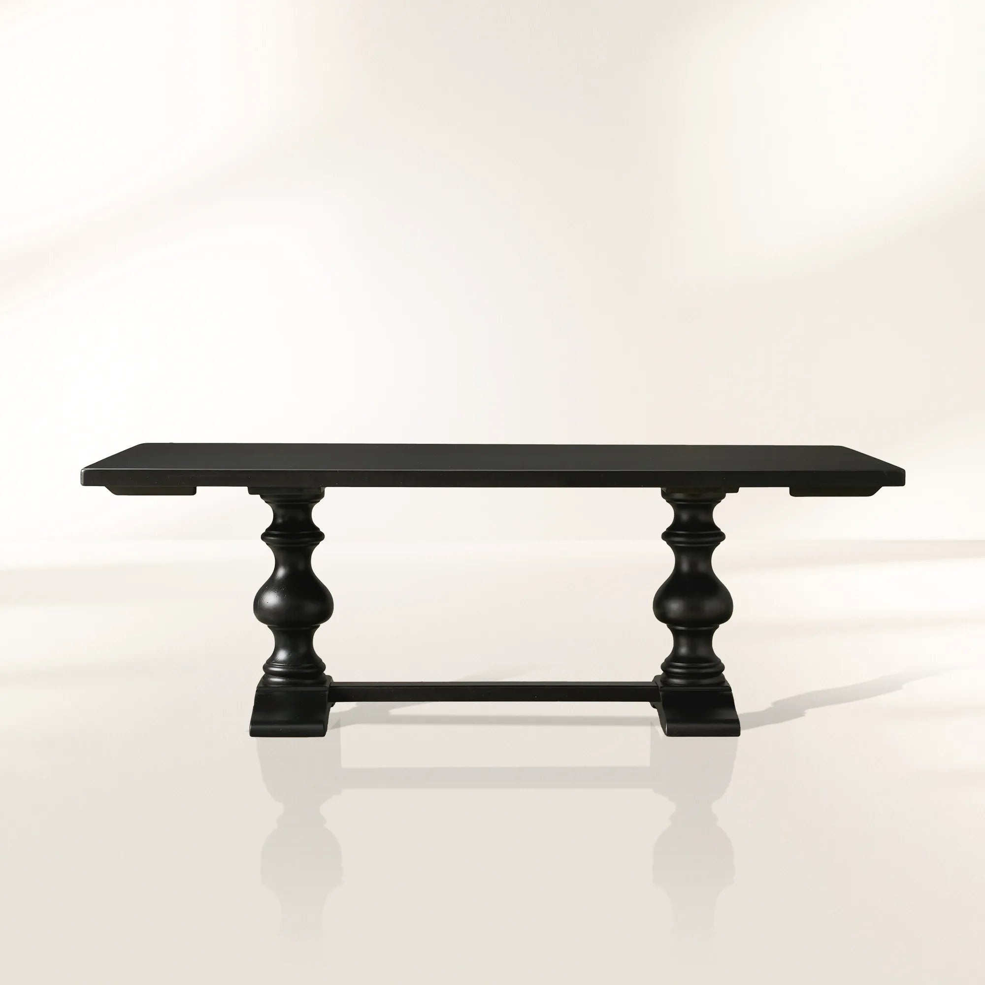 Tuscany Oval Extension Dining Table with Solid Poplar Wood