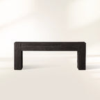 Ubud Wood Entrance Console Table Reclaimed Teak Wood Sidewalk Entrance Table