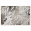Puxina Abstract Brushstroke Neutral Area Rug with Casual Art & a Sense of Relaxation Carpet Modern Brushstroke Wash Style