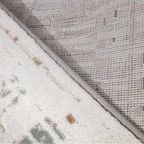 Puxina Abstract Linear Texture Neutral Area Rug with Minimalist Order & Casual Art Carpet Modern Linear Texture Style