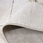 Puxina Subtiler Gitter-Linearer Teppich mit minimalistischem & vielseitigem Teppich Subtiler Patchwork-Gitter-Stil