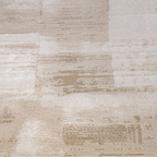 Shanluan Layered Horizon Abstract Neutral Area Rug Natural Breathable Feel & Minimalist Warm Ambiance Carpet