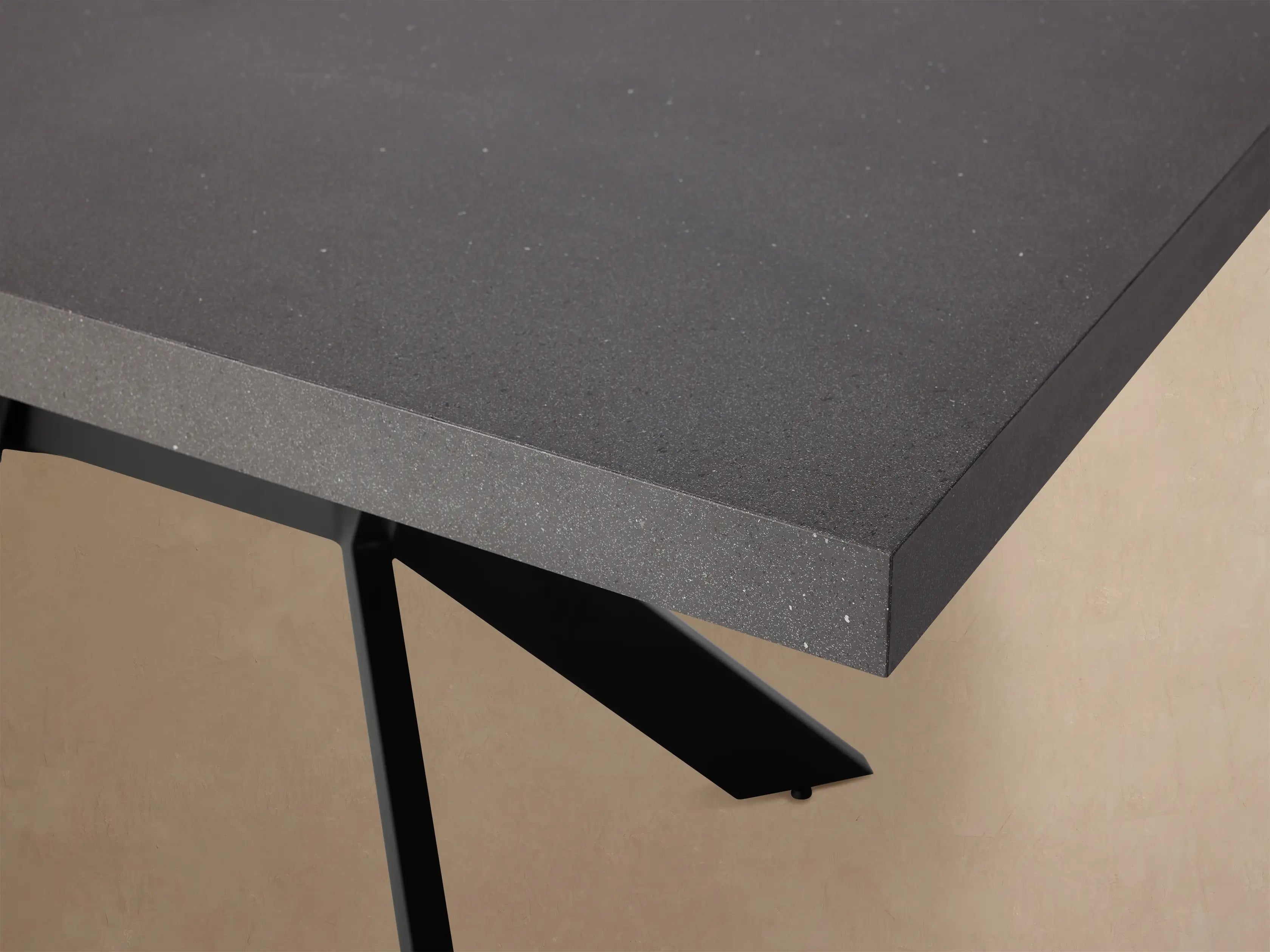 Outdoor Dining Table with Stone Top Apex Base Dining Table