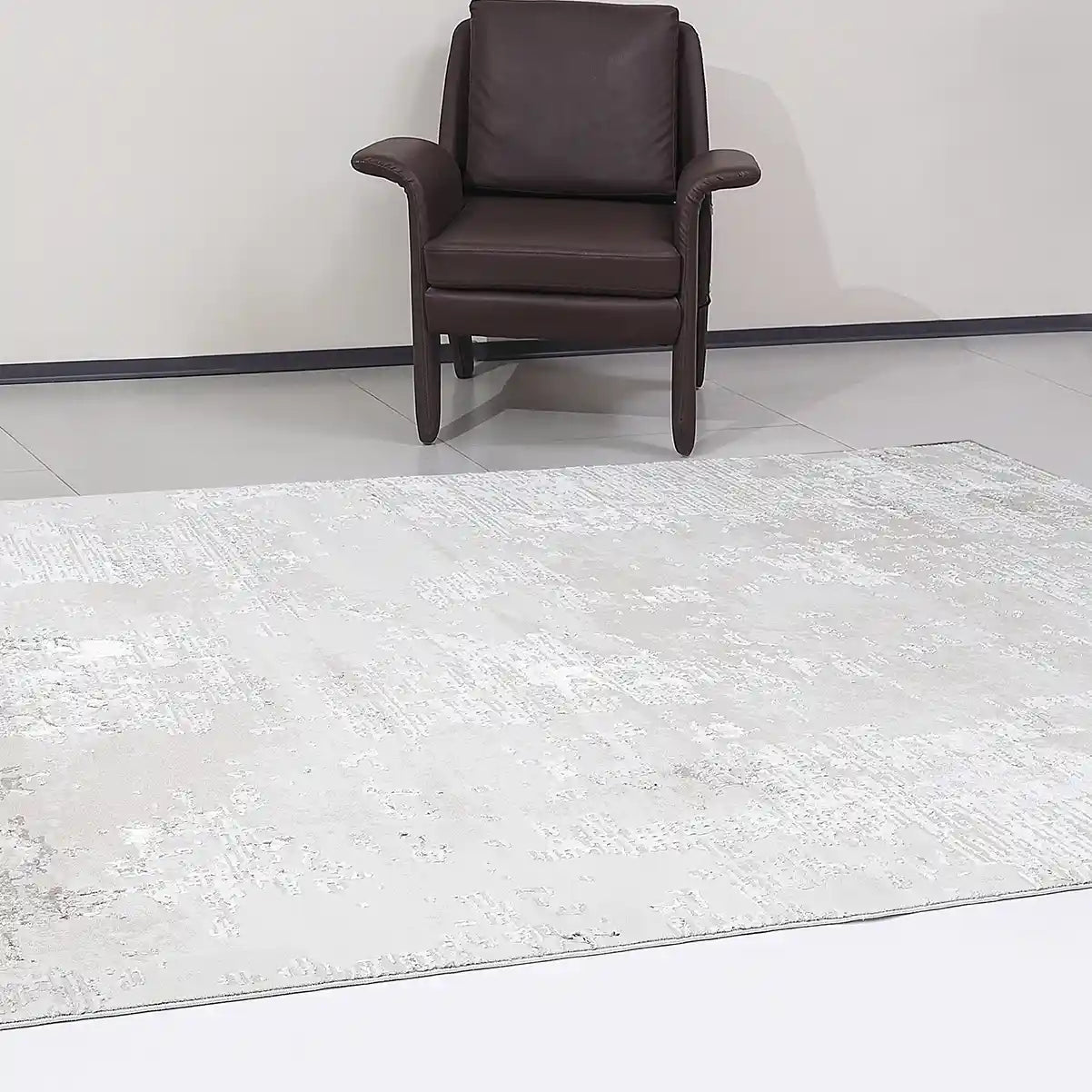 Shafei Mineral Texture Calm Interior Area Rug with Distressed & Aged Style Carpet Stone Mineral Texture Style