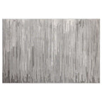 Tapis Shanluan Mountain Ridge texturé abstrait avec texture naturelle et sens de l'ordre minimaliste