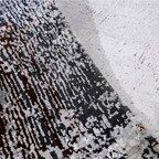 Torino Disrupted Linear Texture Abstract Neutral Area Rug Modern Disrupted Linear Abstract Style Carpet