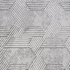 Shafei Textured Geometric Calm Interior Area Rug with 3D Herringbone Pattern & Gradient Texture Carpet