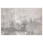 Tapis Shanluan Soft Drifted, motif paysage neutre avec tapis de style minimaliste et tranquille, style brume douce